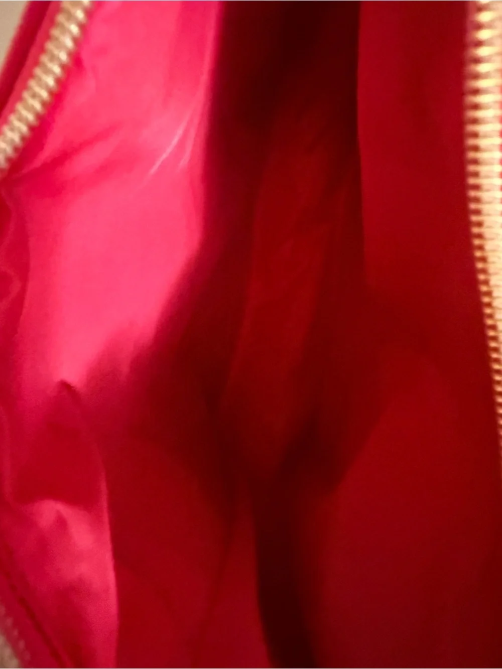 Juicy Couture Neon Pink Shoulder Bag with Gold Chain
